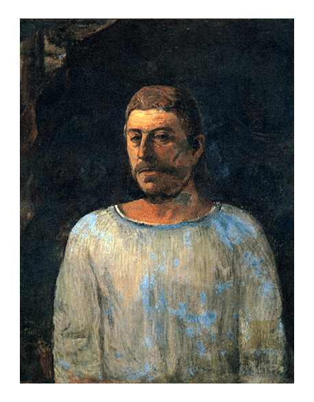 Reprodukcje obrazów Paul Gauguin Self-portrait près du Golgotha