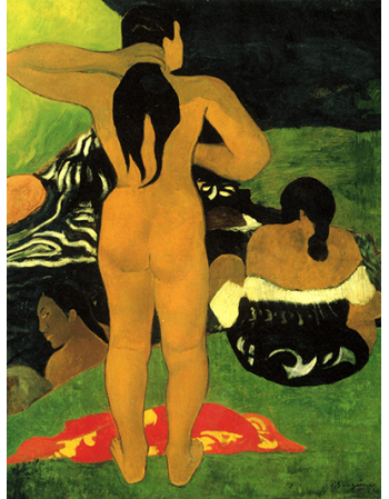 Reprodukcje obrazów Paul Gauguin Tahitian Women on the Beach