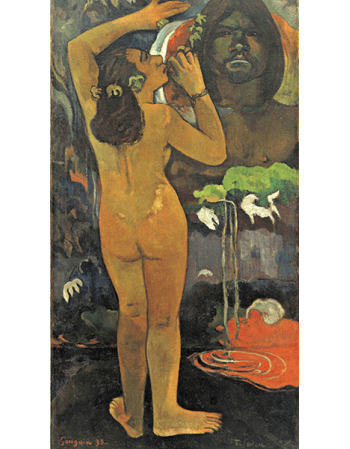 Reprodukcje obrazów Paul Gauguin The Moon and the Earth