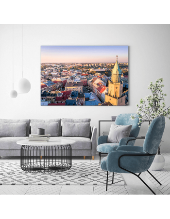 Obraz na płótnie fotoobraz fedkolor Lublin Wieża Trynitarska