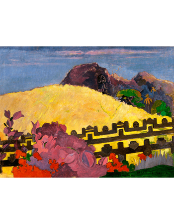 Reprodukcja obrazu The Sacred Mountain - Paul Gauguin