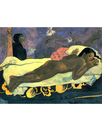 Reprodukcje obrazów Paul Gauguin The Spirit of the Dead Keeps Watch
