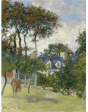 Reprodukcja obrazu The White House - Paul Gauguin