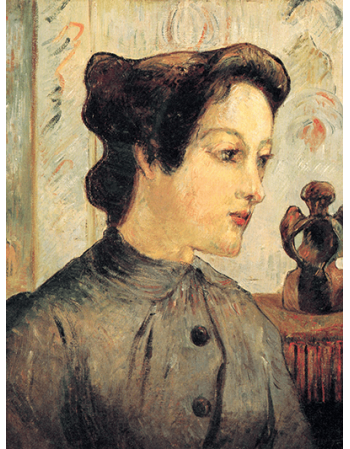 Reprodukcje obrazów Paul Gauguin The woman with the hair knots