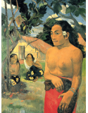 Reprodukcja obrazu Where are you going - Paul Gauguin
