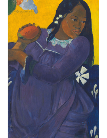 Reprodukcja obrazu Woman with Mango - Paul Gauguin