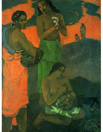 Reprodukcja obrazu Women on the Seashore - Paul Gauguin