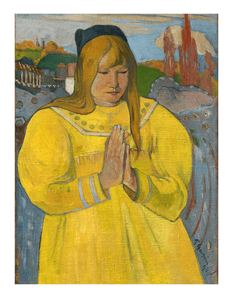 Reprodukcje obrazów Paul Gauguin Young christian girl