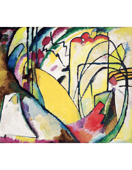 Reprodukcje obrazów Improvisation_10 - Wassily Kandinsky