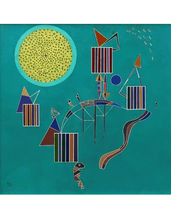 Reprodukcje obrazów An intimate party - Wassily Kandinsky