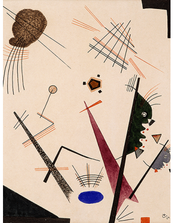 Reprodukcje obrazów Gouache on papier - Wassily Kandinsky