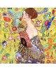 Reprodukcja obrazu Gustav Klimt Lady with fan