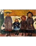 Reprodukcje obrazów Four Girls - Edvard Munch