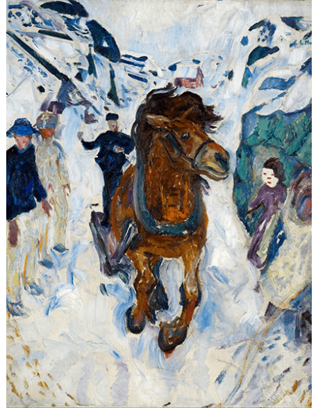 Reprodukcje obrazów Galloping Horse Edvard Munch