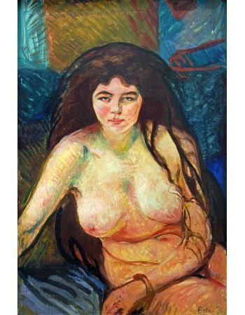 Reprodukcje obrazów Half-Nude Female Sprengel Museum Edvard Munch