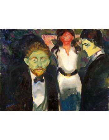 Reprodukcje obrazów Jealousy - Edvard Munch