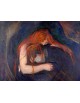 Reprodukcje obrazów Vampire - Edvard Munch