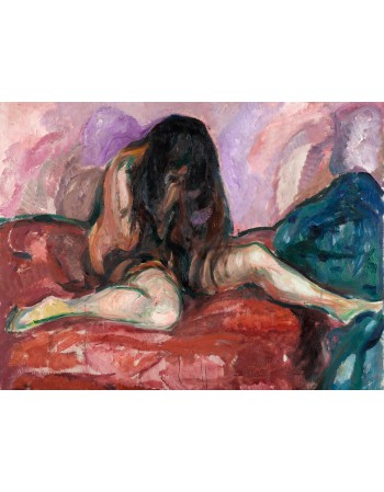 Reprodukcje obrazów Weeping Nude - Edvard Munch