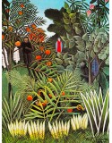 Reprodukcja obrazu Exotic Landscape - Henri Rousseau