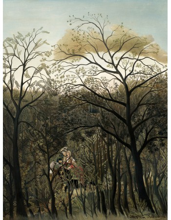 Reprodukcja obrazu Henri Rousseau Rendezvous in the Forest