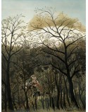 Reprodukcja obrazu Rendezvous in the Forest - Henri Rousseau