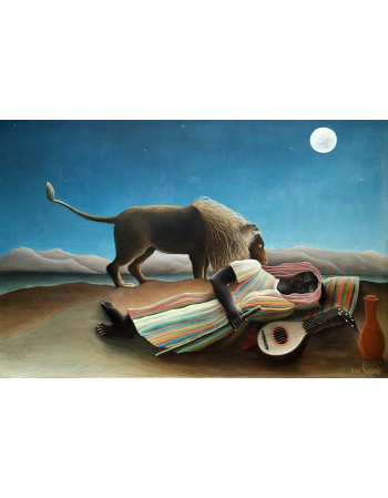 Reprodukcja obrazu The Sleeping Gypsy - Henri Rousseau