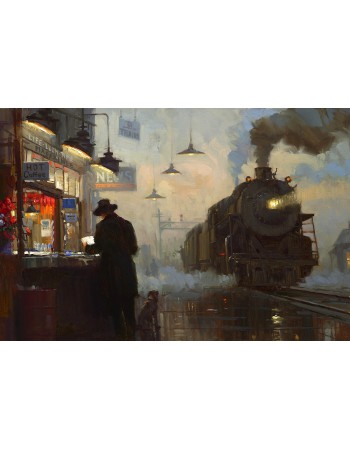 Reprodukcja obrazu Night Train - Lionel Walden