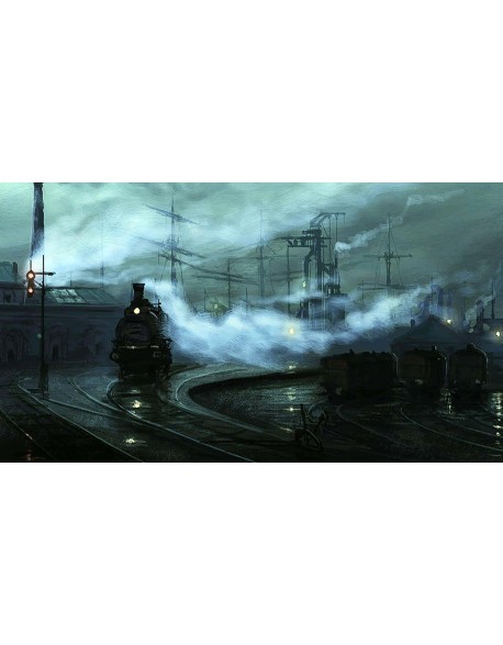 Reprodukcja obrazu The Cardiff Docks - Lionel Walden