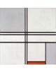 Reprodukcja obrazu Composition (No. 1) Gray-Red - Piet Mondrian