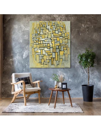 Reprodukcja obrazu Composition in Brown and Gray - Piet Mondrian