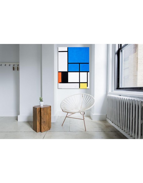 Reprodukcja obrazu Composition with Large Blue Plane, Red, Black, Yellow, and Gray - Piet Mondrian