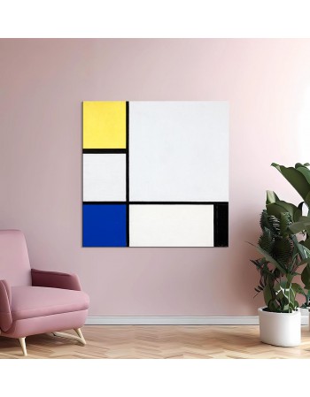 Reprodukcja obrazu Composition with Yellow, Blue, Black and Light Blue - Piet Mondrian - obraz