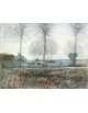 Reprodukcja obrazu Farm Setting, Three Tall Trees in the Foreground - Piet Mondrian - obraz