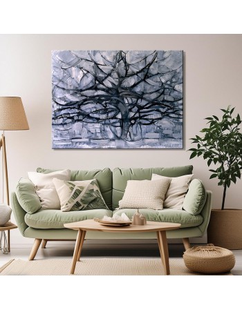 Reprodukcja obrazu Gray Tree - Piet Mondrian - obraz