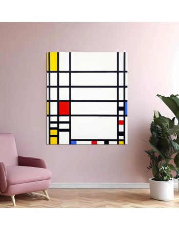 Reprodukcja obrazu Trafalgar Square - Piet Mondrian - obraz