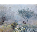 Reprodukcje obrazów Fog Voisins - Alfred Sisley