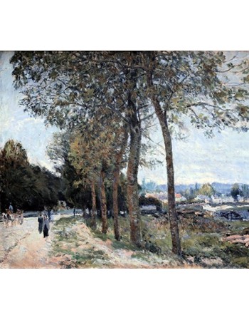Reprodukcje obrazów La Seine à Marly - Alfred Sisley