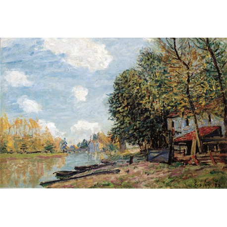 The banks of the loing moret