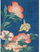 Reprodukcja obrazu Peonies and canary - Katsushika Hokusai - obraz
