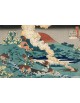 Reprodukcja obrazu Poem by Kakinomoto No Hitomaro - Katsushika Hokusai - obraz