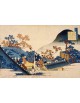 Reprodukcja obrazu Poem by Teishin Kō, Fujiwara no Tadahira - Katsushika Hokusai - obraz