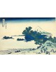 Reprodukcja obrazu Shichirigahama Beach in Sagami Province - Katsushika Hokusai - obraz