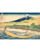 Reprodukcja obrazu Tago Bay near Ejiri on the Tōkaidō - Katsushika Hokusai - obraz
