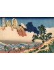 Reprodukcja obrazu The Back of Mount Fuji Seen from Minobu River - Katsushika Hokusai - obraz