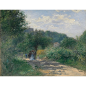 Reprodukcje obrazów A Road in Louveciennes - Auguste Renoir