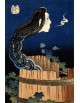 Reprodukcja obrazu The Plate Mansion - Katsushika Hokusai - obraz