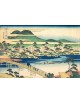 Reprodukcja obrazu Togetsu Bridge at Arashiyama in Yamashiro - Katsushika Hokusai - obraz