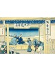 Reprodukcja obrazu Yoshida on the Tokaido - Katsushika Hokusai - obraz