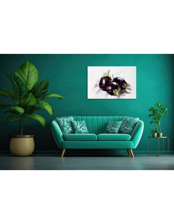 Reprodukcja obrazu Eggplants – Charles Demuth - obraz