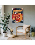 Reprodukcja obrazu I Saw the Figure 5 in Gold – Charles Demuth
